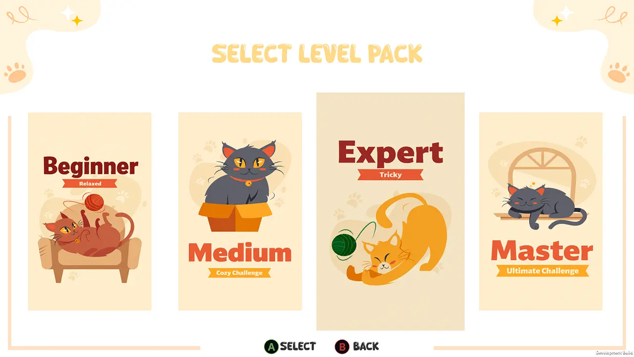 Player planning a route for the stretchy cat to fill every empty tile
